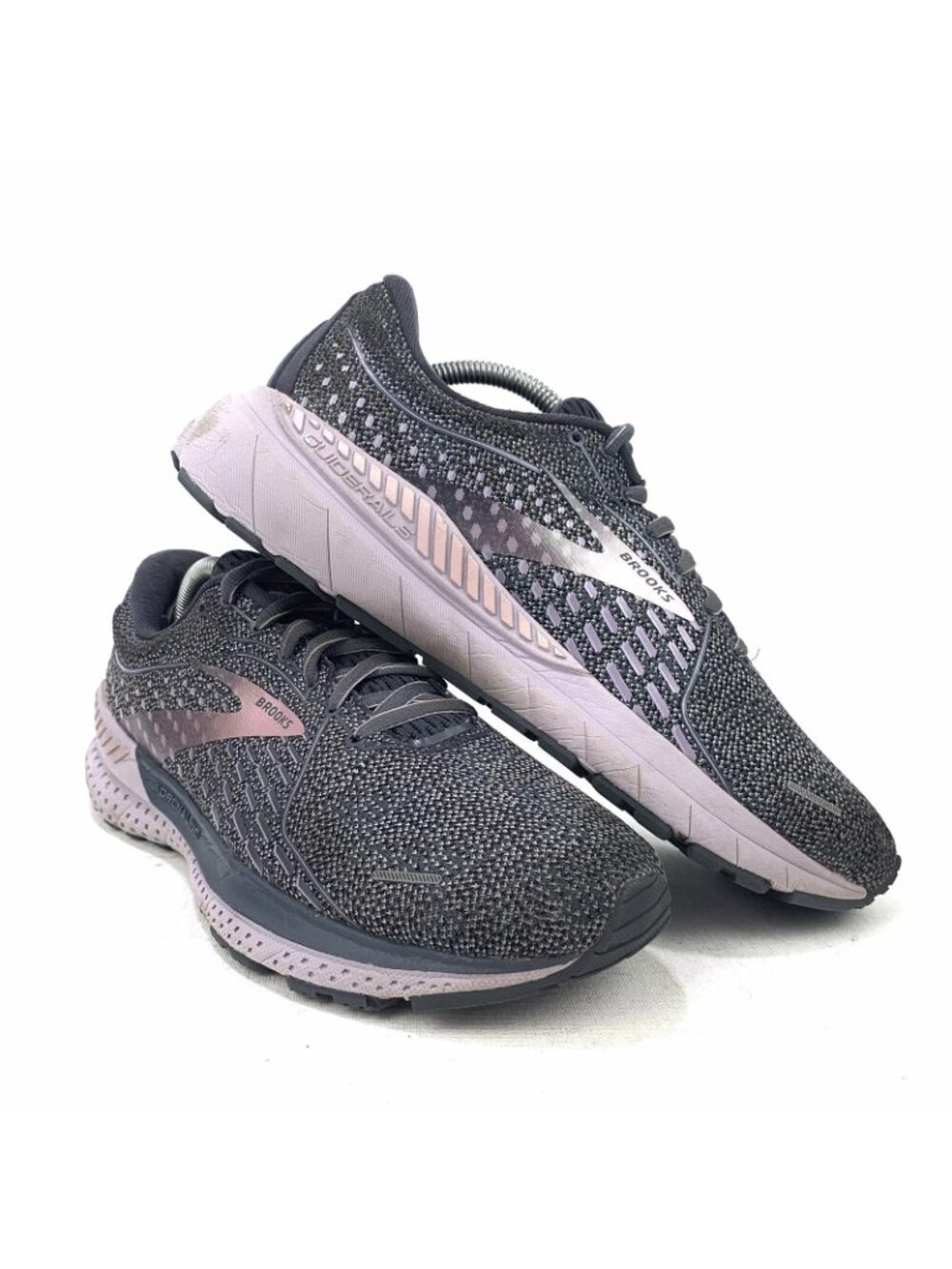 Brooks Adrenaline GTS 21 Womens Sneakers Shoes EU 40 US 8.5 Wide Gray Running